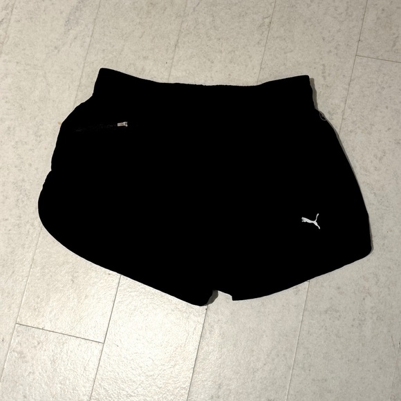 Puma Running Shorts, black. - Picture 2 of 3